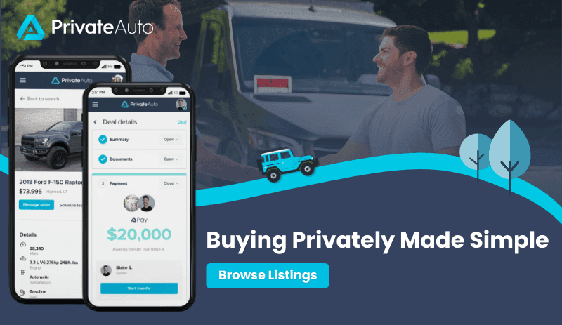  Image highlighting Buying Car Privately by PrivateAuto