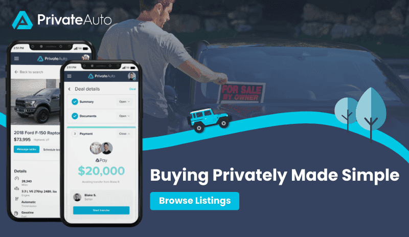 Image highlighting Buying Car Privately by PrivateAuto