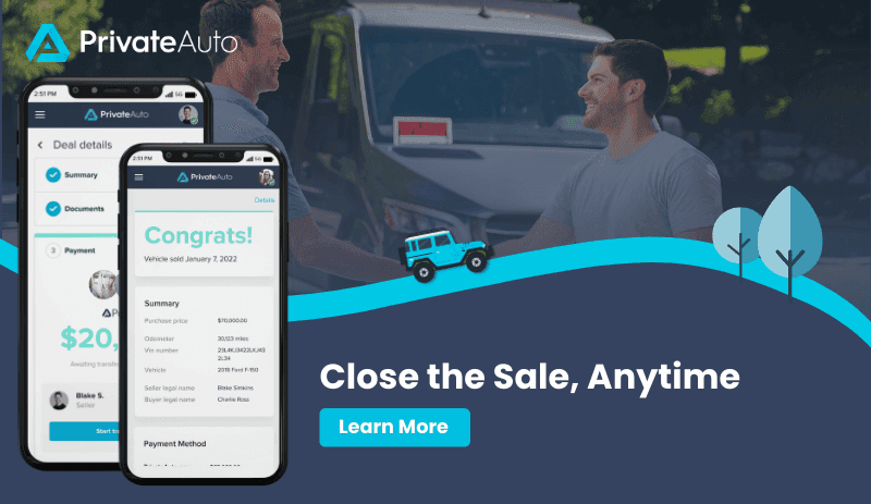 Image highlighting DealNow by PrivateAuto