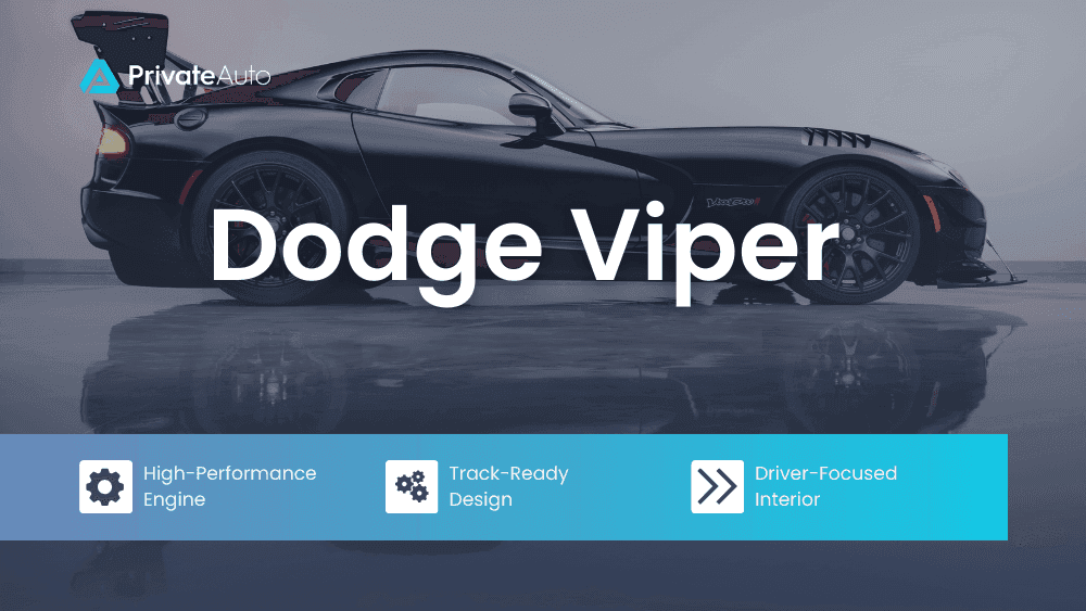 Used Dodge Viper for Sale by Owner