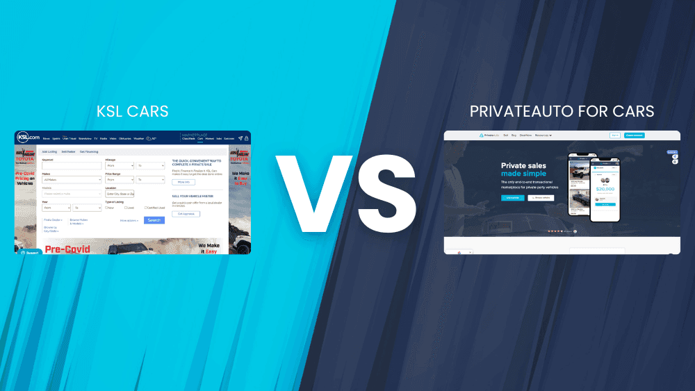 KSL Cars vs PrivateAuto for Used Car Transactions