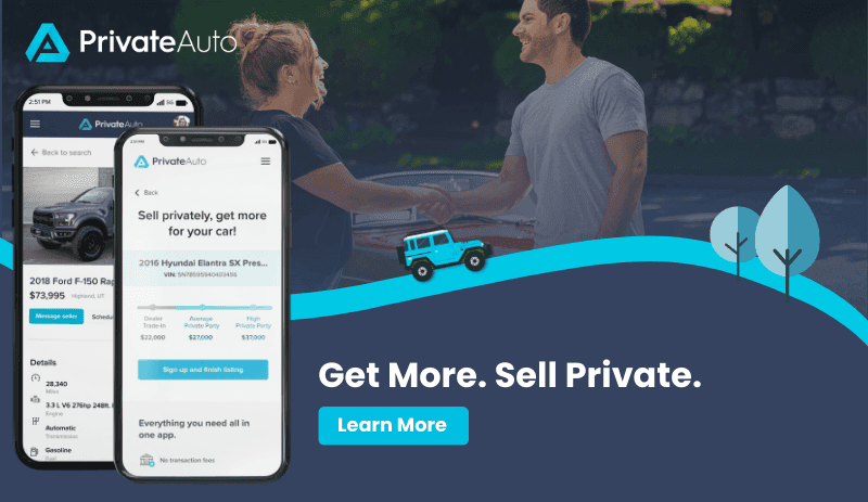 Image highlighting Buying/Selling Car Privately by PrivateAuto