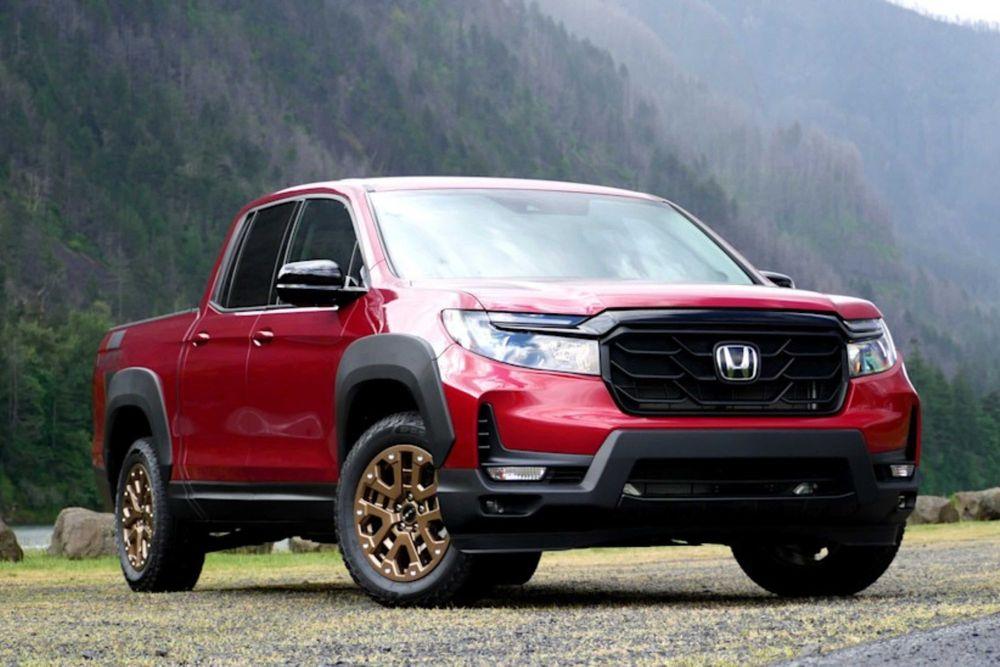 Red 2022 Honda Ridgeline