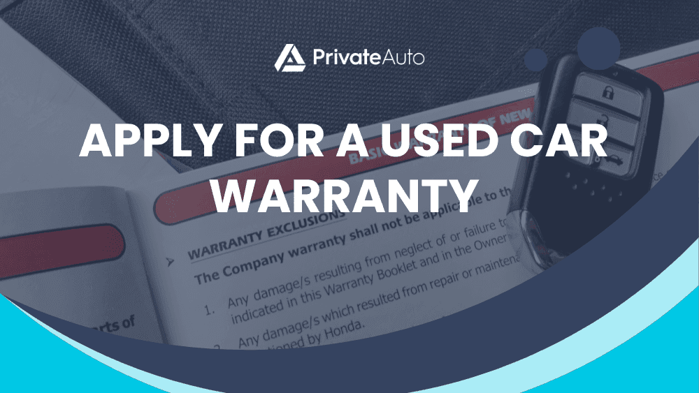 Image Highlighting Applying for a Used Car Warranty