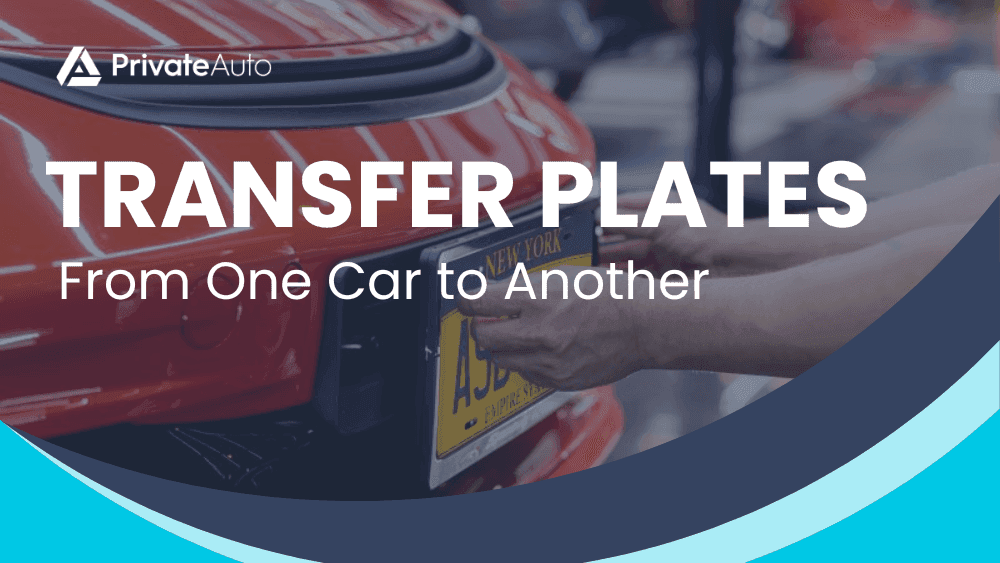 Can I transfer plates from one car to another