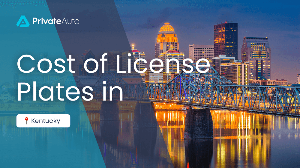 Cost of License Plates - Kentucky