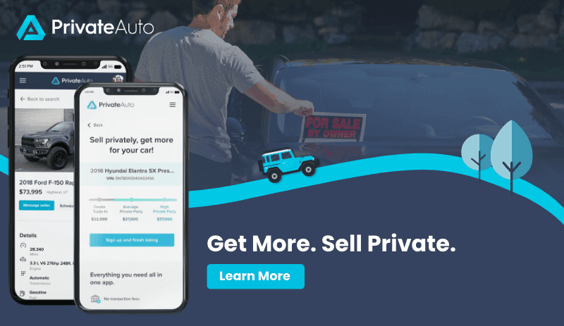Image highlighting Selling Car Privately by PrivateAuto