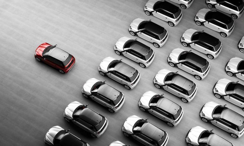 Fleet of cars