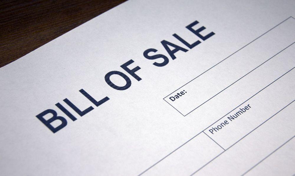 Bill of Sale