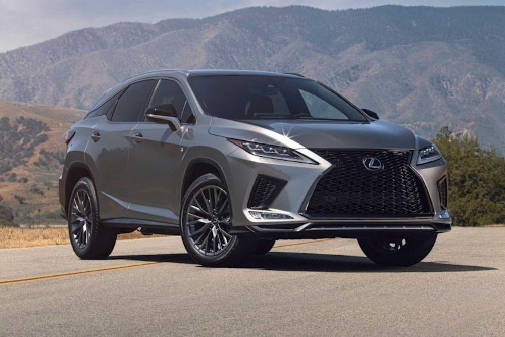 Silver Lexus RX