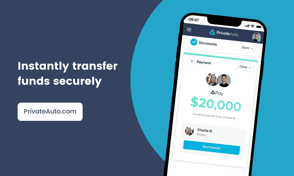 Instantly transfer funds with PrivateAuto