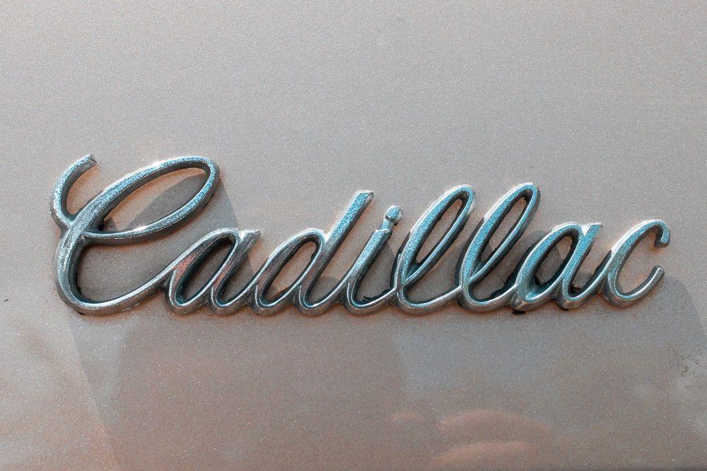 Classic Cadillac logo on car