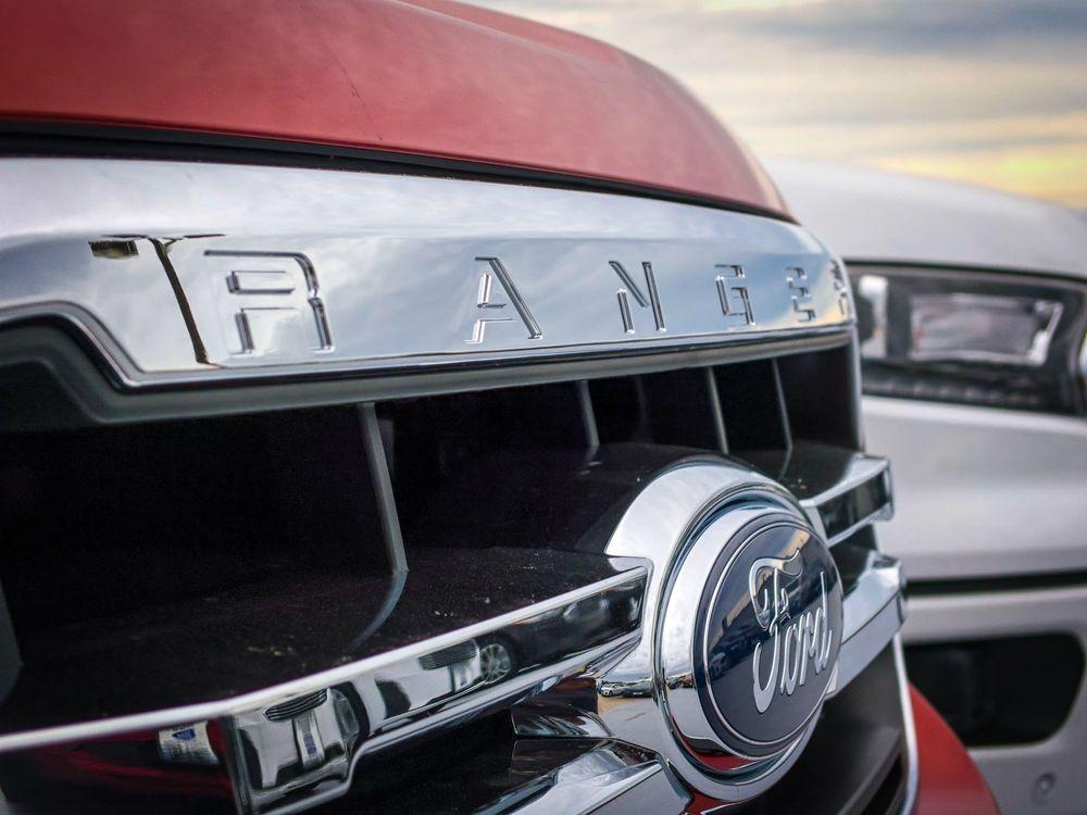 Grille of a Ford Ranger