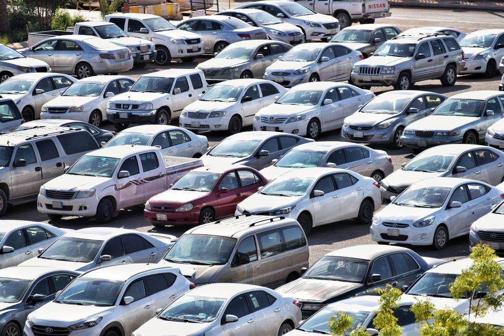 Hertz Used Car lot with used cars for sale