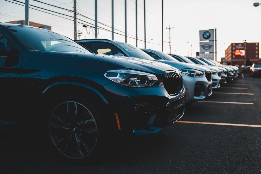 Cars on display at a Car Dealership