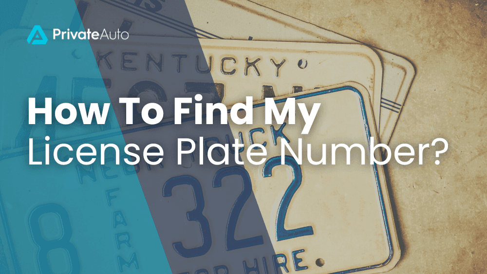 How To Find My License Plate Number